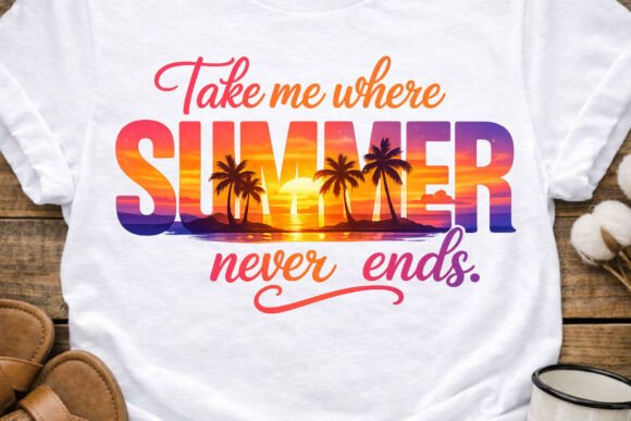 Bring Home the Vibe with Where Summer Never Ends PNG