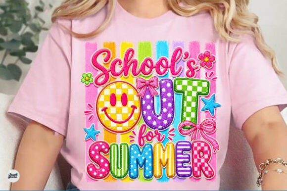 Celebrate the Season: Schools Out Preppy Summer PNG Design