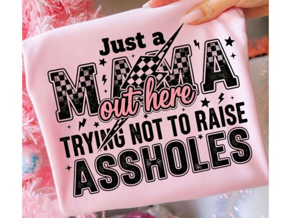 Checkered Sassy Mama Mom Tshirt Png: A Graphic Designer's Take
