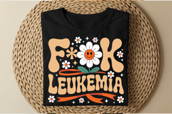 Leukemia Awareness Daisy Flower Ribbon: A Design of Hope