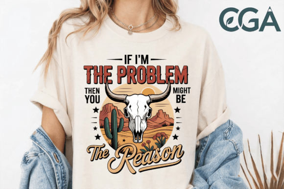 Retro Western Bull Skull PNG: Desert Heat for Your Designs