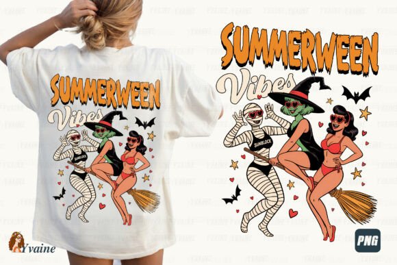 Summerween Vibes PNG: Your Hot Ghoul Summer Aesthetic