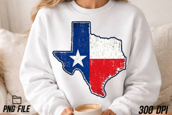 Texas Distressed Flag PNG: Authentic Design Asset for Creators