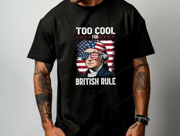 Too Cool for British Rule PNG: George Washington's Rebellious Spirit